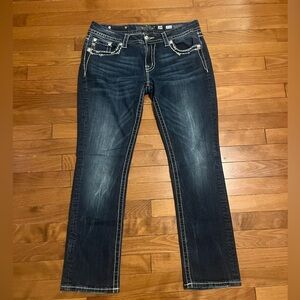 Miss Me Dark Blue Boot Cut Jeans